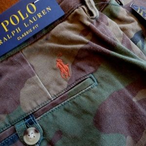 MENS POLO CAMO PANTS